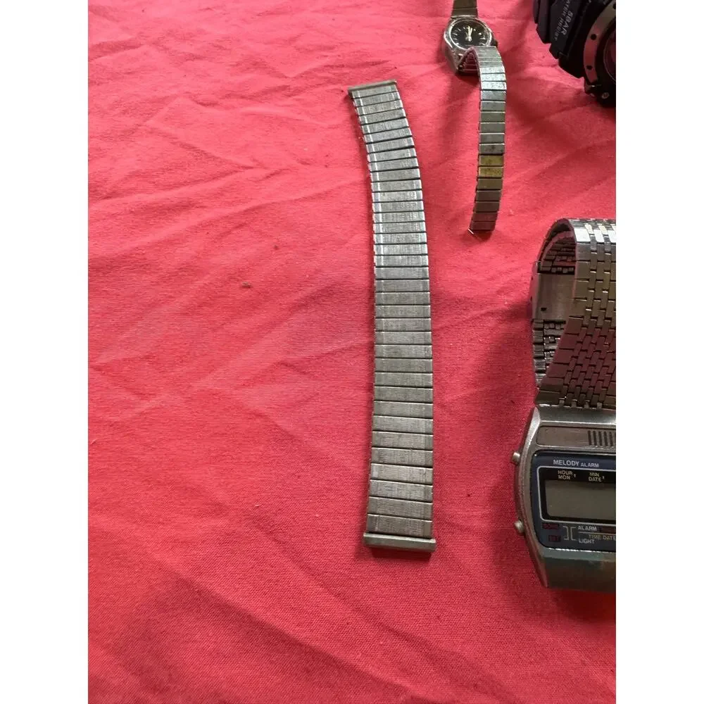 Vintage Watch Lot for Parts Repair Craft - Caesars Palace, 80s Armitron, Speidel